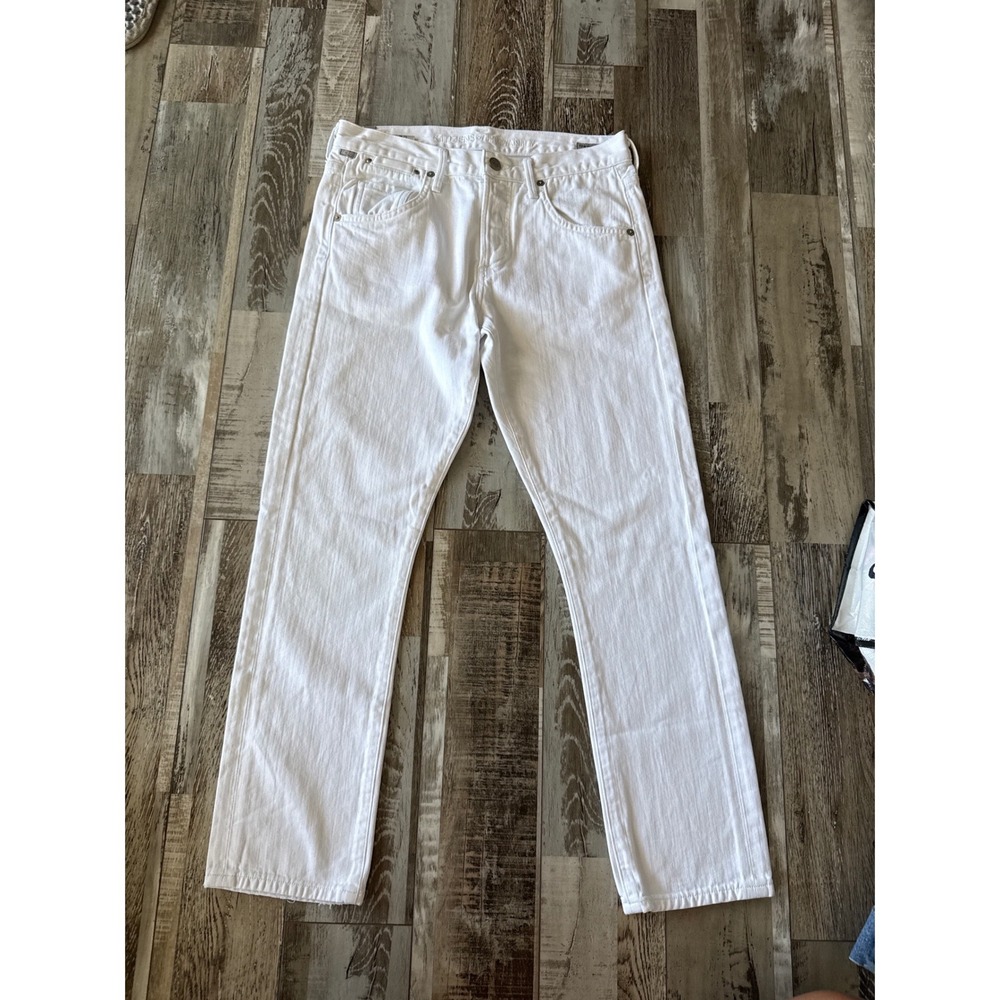 Citizens of Humanity Womens Y2K Emerson Slim Boyfriend Jeans 24 White Mid Rise
